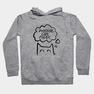 Imagine Cat Music Logo Hoodie